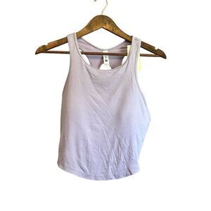 All in Motion XXL Purple Ribbed Tank‎ Top Racerback Activewear